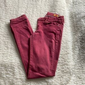 Blank Denim Skinny Jeans in Red - Size 26